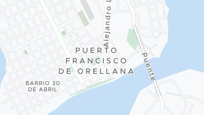 Kaart met de situering van het hotel