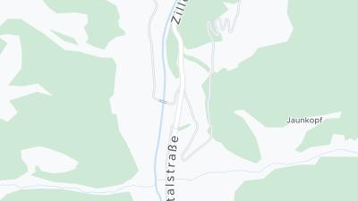 Mapa de localização do hotel