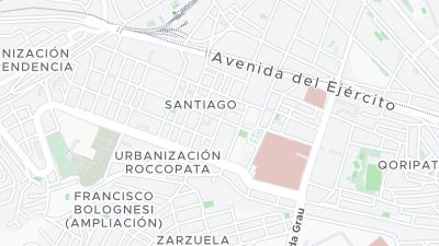 Mapa de localização do hotel