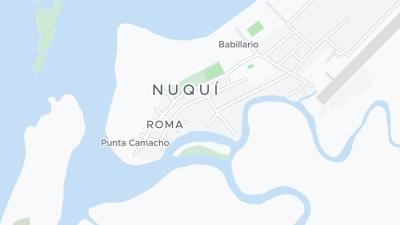 Kaart met de situering van het hotel