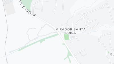 Kaart met de situering van het hotel