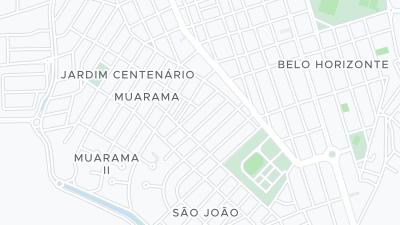 Kaart met de situering van het hotel