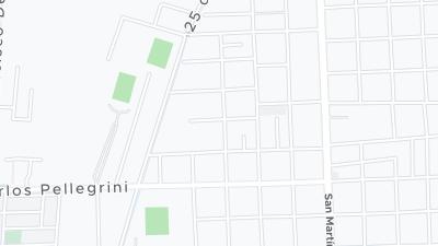 Kaart met de situering van het hotel