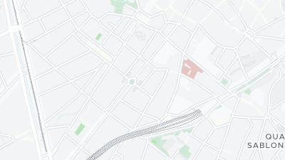 Kaart met de situering van het hotel