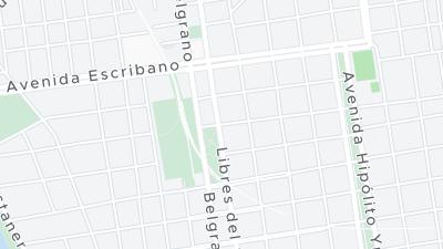 Kaart met de situering van het hotel