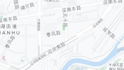 Kaart met de situering van het hotel