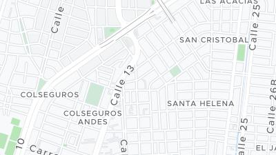 Kaart met de situering van het hotel