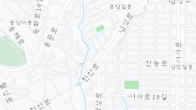 Kaart met de situering van het hotel