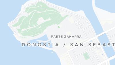 Kaart met de situering van het hotel