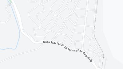 Kaart met de situering van het hotel