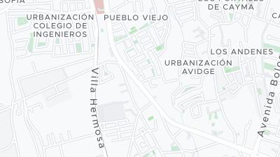 Kaart met de situering van het hotel