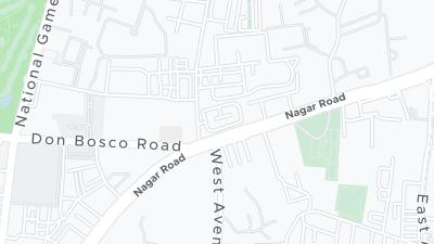 Mapa de localização do hotel