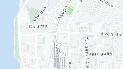 Kort over hotellets beliggenhed