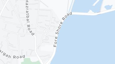 Mapa de localização do hotel