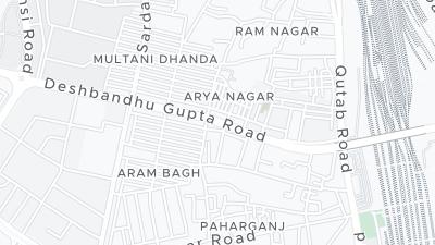 Mapa de localização do hotel