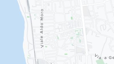 Kaart met de situering van het hotel