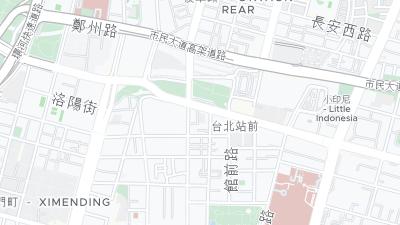 Hotel location map