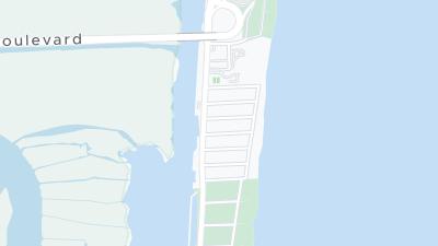 Kaart met de situering van het hotel