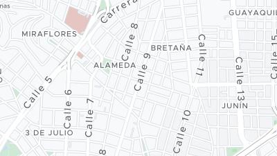 Hotel location map