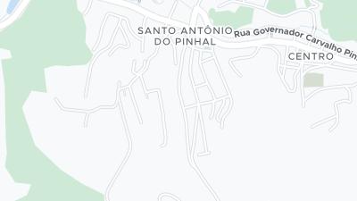 Kaart met de situering van het hotel