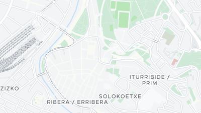 Kaart met de situering van het hotel