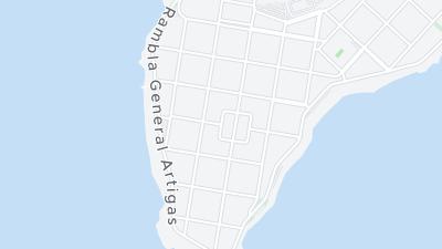 Kaart met de situering van het hotel