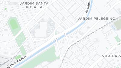 Kaart met de situering van het hotel