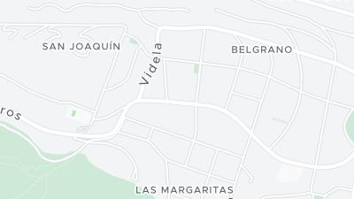 Kaart met de situering van het hotel