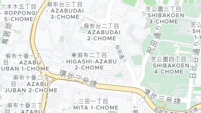Hotel location map