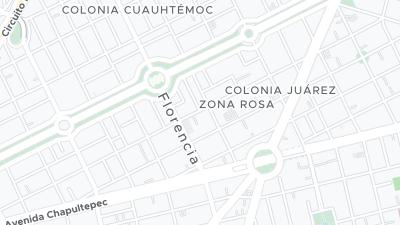 Hotel location map