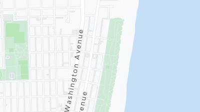 Kaart met de situering van het hotel