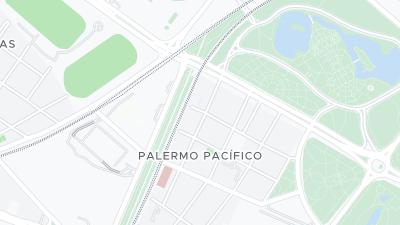 Kaart met de situering van het hotel