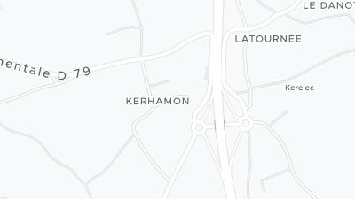 Mapa de localização do hotel