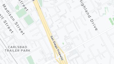 Hotel location map