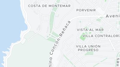 Kaart met de situering van het hotel