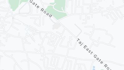 Kaart met de situering van het hotel