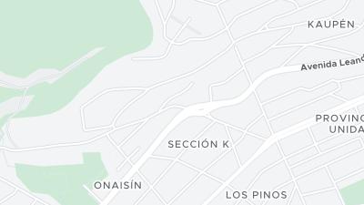 Kaart met de situering van het hotel