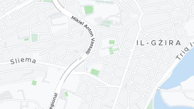 Hotel location map