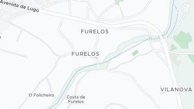 Kaart met de situering van het hotel