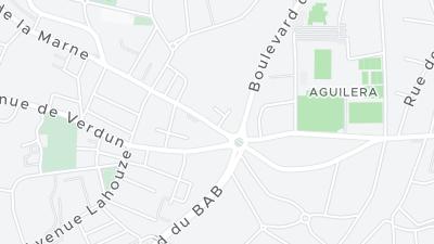 Hotel location map