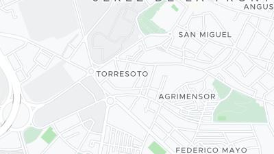 Kaart met de situering van het hotel