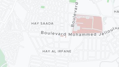 Kort over hotellets beliggenhed