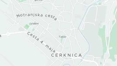 Hotel location map