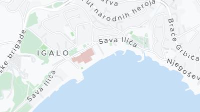 Hotel location map