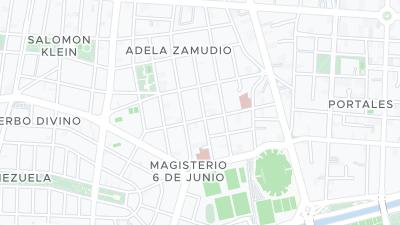 Kaart met de situering van het hotel