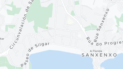 Mapa de localização do hotel