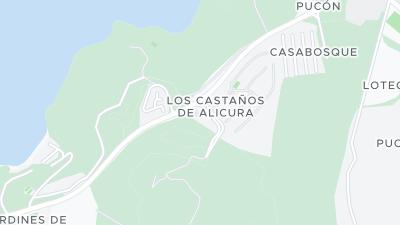 Kaart met de situering van het hotel