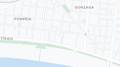 Kaart met de situering van het hotel