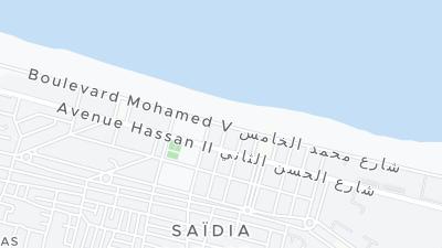 Mapa de localización del hotel