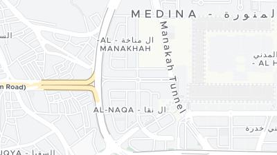 Hotel location map